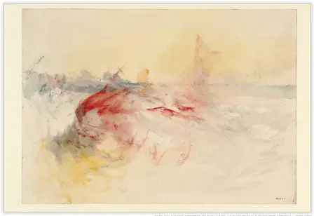  ?? TATE: ALL IMAGES ACCEPTED BY THE NATION AS PART OF THE TURNER BEQUEST 1856 © TATE 2019 ?? “A Harpooned Whale” by J.M.W. Turner