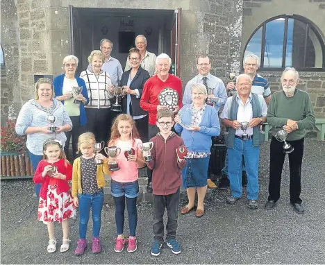  ??  ?? NEWBIGGING and District Horticultu­ral Society has held its annual show, awarding prizes to the best flowers and displays on show.
The show took place at Monikie Memorial Hall and saw the venue packed out with entries in cut flowers, vegetables, pot...