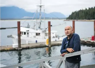  ?? BEN NELMS/BLOOMBERG ?? Haisla Nation leader Ellis Ross won the Skeena riding for the Liberals in the B.C. election and was placed in charge of leading the province’s liquefied natural gas sector startup. Ross will lose his post as the NDP-Green alliance takes power with a stated opposition to high-profile energy projects.