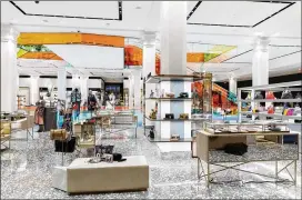  ?? MARK ABRAMSON /BLOOMBERG ?? Saks President Marc Metrick hopes an expanded handbag collection and an escalator equipped with LED art will lure curious shoppers and make for “one hell of an Instagram moment.”