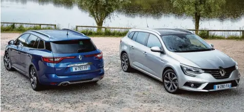  ?? Foto: Renault ?? Fescher Franzose: Unter den Familien Kombis ist der Renault Mégane Grandtour einer der auffällige­ren.