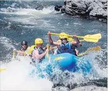  ?? RAFT CALIFORNIA ?? Raft California will take you into the rapids of the South Fork of the American River, an hour east of Sacramento.