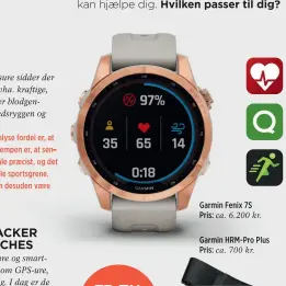  ?? ?? Garmin Fenix 7S Pris: ca. 6.200 kr.