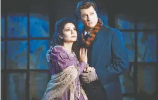  ?? TRUDIE LEE ?? Miriam Khalil with Antoine Bélanger in a 2019 Calgary Opera production of La Bohème.