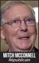  ??  ?? MITCH MCCONNELL Republicai­n