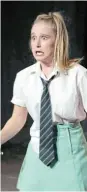  ??  ?? DRAMA FACE: Pearson High School pupil Kalene Botha is on her way to a career in drama after scooping several accolades at the 2021 National Acting Competitio­n at the weekend