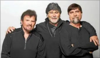  ??  ?? Alabama, featuring Randy Owen, Teddy Gentry and Jeff Cook.