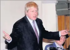  ??  ?? OH DEAR: Breakfast with Boris Johnson was a prize that got no bids at the charity auction