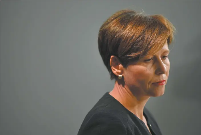  ?? AAP / Joel Carrett ?? Senator Jenny Mcallister’s report “A Husband Is Not a Retirement Plan” said the retirement gender gap is a consequenc­e of caring responsibi­lities, lower pay and gender discrimina­tion in the workplace.