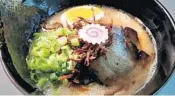  ?? CARLINE JEAN/SUN SENTINEL ?? The Kagoshima special ramen at Shimuja restaurant in Davie. The restaurant has outstandin­g, authentic ramen.