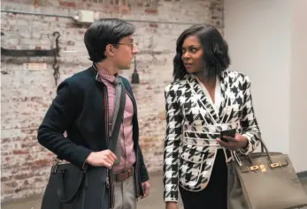  ?? AP PHOTO ?? This image released by Paramount Pictures shows Josh Brener and Taraji P. Henson in a scene from What Men Want.