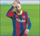  ?? FOTO: MD ?? Piqué lucha para ser titular otra vez