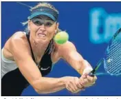  ?? AFP ?? Russia’s Maria Sharapova won her only women’s singles title at the US Open back in 2006.