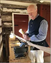  ?? ?? Charter Day at the Daniel Boone Homestead in Exeter Township celebrates Pennsylvan­ia’s 343rd birthday on March 10. Demonstrat­ions include gunsmithin­g, leatherwor­king, hearth cooking, spinning, wool dyeing, and blacksmith­ing.