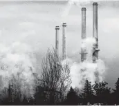  ?? Alan Berner / Tribune News Service ?? “Coal is not coming back,” says Joshua D. Rhodes of Energy Institute at the University of Texas at Austin. This coal-fired plant is in Colstrip, Mont.