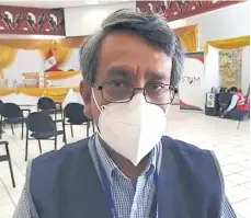  ??  ?? | Dr. Yuri Cutipé Cárdenas, director Ejecutivo de Salud Mental del MINSA. |
