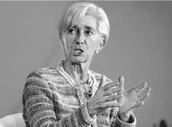  ?? /AFP ?? Christine Lagarde, directora del Fondo Monetario Internacio­nal