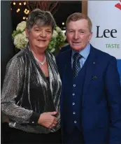  ?? Kathleen and John Burrows pictured enjoying the drinks reception at the Lee Strand Social on Saturday. ??
