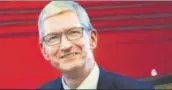  ?? REUTERS ?? Apple CEO Tim Cook