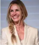  ?? FOTO: AMAZON PRIME ?? Julia Roberts på scenen før vi traff henne i London. Når Roberts smiler sitt berømte smil, føles det som hun ser bare deg.