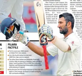  ?? AP ?? Like Rahul Dravid, Cheteshwar Pujara has had to silence critics.