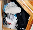  ?? ?? David Carrick’s house in Stevenage, Hertfordsh­ire; a cupboard where he kept one of his victims; a camera outside his home