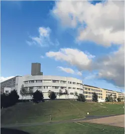  ??  ?? Ninewells Hospital, Dundee. Illness among nurses across NHS Tayside has risen alarmingly in recent years.