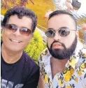  ?? COURTESY OF MUHAMMAD KHAN ?? Muhammad Khan, left, enjoyed an outing at the zoo with his son, Tehseen Khan, 24, in August, almost a year before his son took his own life.