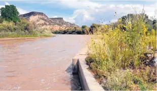  ?? EDDIE MOORE/ JOURNAL ?? Possibly costly repairs at the Buckman Diversion Project are one financial issue hanging over the Santa Fe area’s water supply.