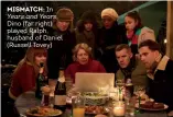  ??  ?? MISMATCH: In Years and Years, Dino (far right) played Ralph, husband of Daniel (Russell Tovey)