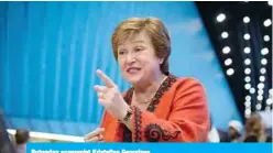  ??  ?? Bulgarian economist Kristalina Georgieva