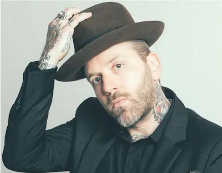  ?? — ALYSSE GAFKJEN ?? Dallas Green will play a stripped-down set during his show at Queen Elizabeth Theatre.