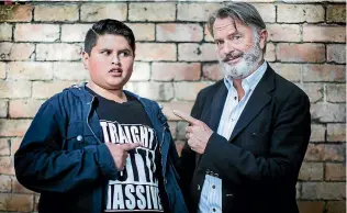  ?? LAWRENCE SMITH / FAIRFAX NZ ?? Wilderpeop­le stars Julian Dennison and Sam Neill.