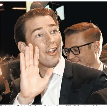  ??  ?? Kanzler Kurz greift der traditione­ll schwachbrü­stigen Kärntner ÖVP im Wahlkampf unter die Arme