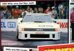  ??  ?? 1989 Willy wins Del Mar. AAR.