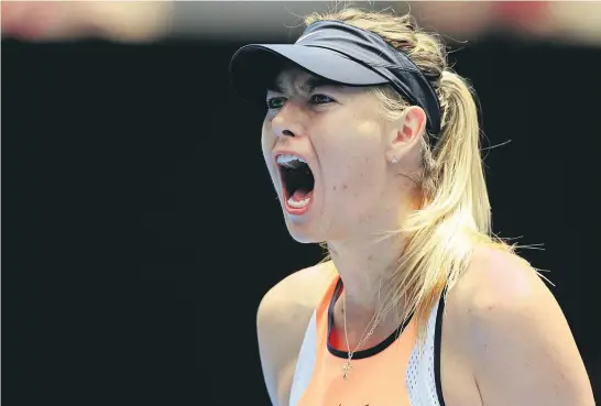  ?? Picture / AP ?? The meldonium on Maria Sharapova’s prescripti­on list went from permitted to banned at the start of this year.