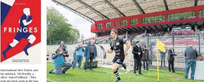  ?? Roques /André ?? Foreign fields: Englishman Ben Mercer immersed himself in French culture and sport when he went to play rugby for Rouen.