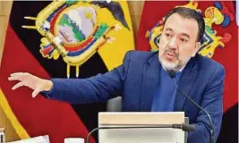  ?? ARCHIVO ?? ▶El alcalde Pabel Muñoz fue denunciado por una infracción electoral grave.