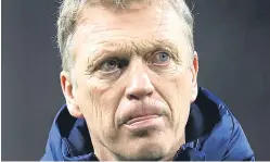  ??  ?? David Moyes has apologised to BBC reporter Vicki Sparks.