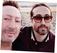  ?? ?? Road trip: Julian Lennon, left, and half-brother Sean