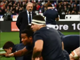  ?? (Photo AFP) ?? Brunel et les Bleus n’ont plus le droit à l’erreur ce soir face aux Pumas.