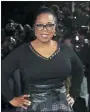  ?? PHOTO BY JOEL C RYAN/INVISION/ AP, FILE ?? In this 2018 file photo, actress Oprah Winfrey poses for photograph­ers upon arrival at the premiere of the film “A Wrinkle In Time” in London. Winfrey announced Wednesday, May 20.