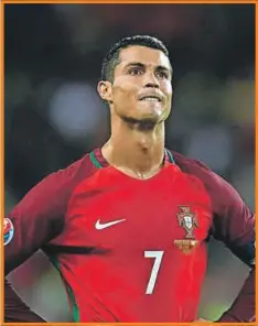  ??  ?? Cristiano Ronaldo tendrá descanso en partidos amistosos de la selección de Portugal