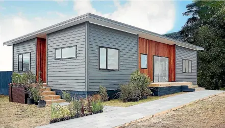  ??  ?? The houses range in price from $79,350 for a 60-square-metre two-bedroom kitset including labour costs.