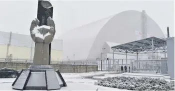  ?? FOTO: AFP ?? ►► Central nuclear de Chernobyl, Ucrania, el pasado mes de noviembre.