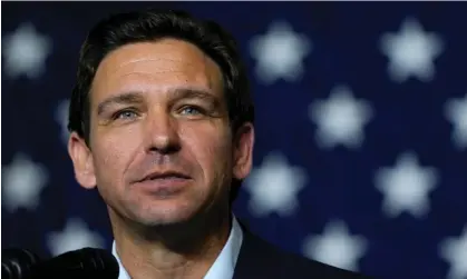  ?? Photograph: Charlie Neibergall/AP ?? Governor Ron DeSantis: ‘We have no criminal penalty. The penalties are for the physician.’