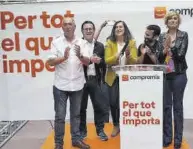  ?? ?? El de ayer fue el acto central de Compromís en Castellón.