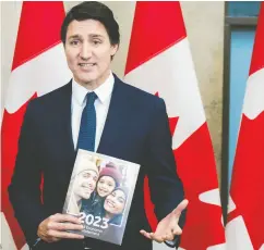  ?? SPENCER COLBY / THE CANADIAN PRESS FILES ?? A Nanos Research poll finds 63 per cent of Canadians would prefer to see lower spending in Prime Minister Justin Trudeau’s next budget.