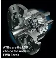  ??  ?? ATBs are the LSD of choice for modern FWD Fords