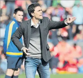 ?? FOTO: JOSÉ ANTONIO G. SIRVENT ?? Rubi ha ascendido al Huesca Pero será el nuevo técnico perico